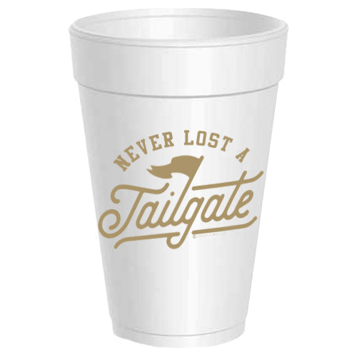 Personalized Styrofoam Cups for Football Tailgating