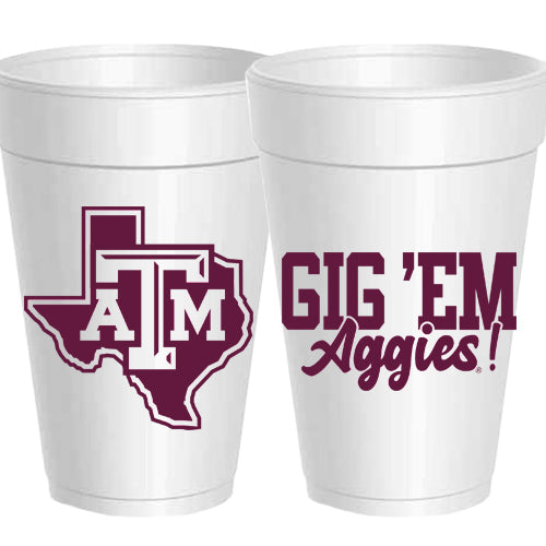 Texas A&M - Gig Em Aggies – Sassy Cups LLC