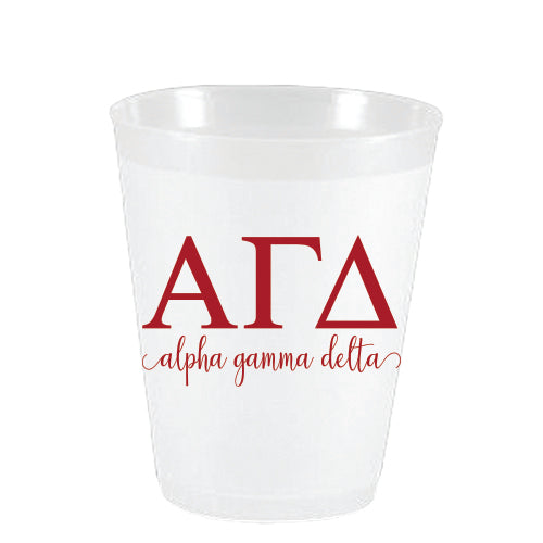 Alpha Gamma Delta - ΑΓΔ  - Frost Flex Cups