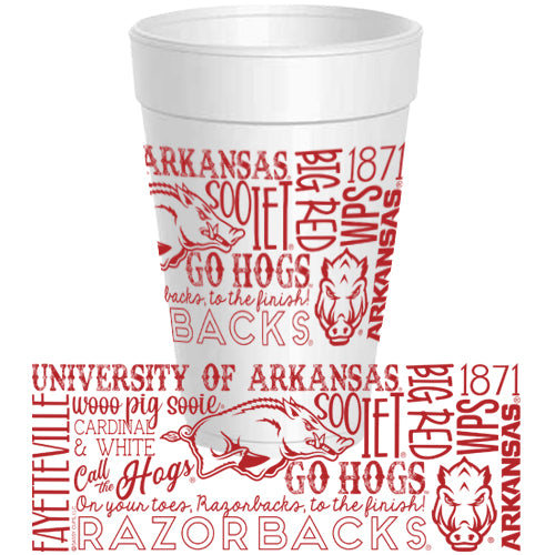 Arkansas - Traditions Font Wrap - 25 pack