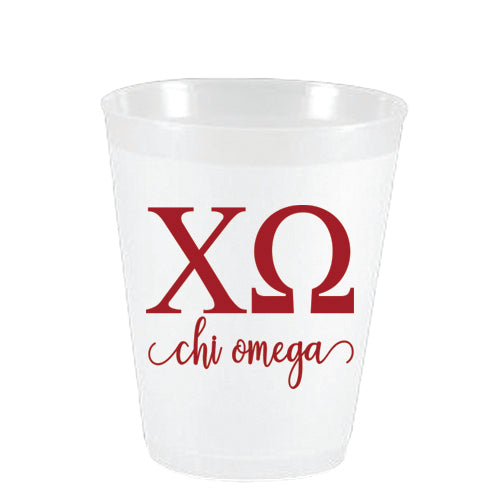 Chi Omega - ΧΩ - Frost Flex Cups