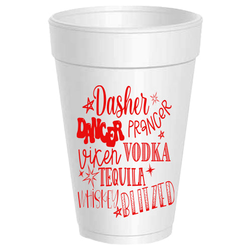 Dasher Dancer Vodka Tequila Whiskey Blitzed - 25 pack