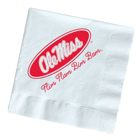 Ole Miss Flim Flam Napkins