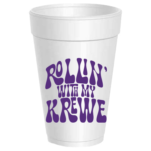 Mardi Gras - Rollin with My Krew - 25 Cups