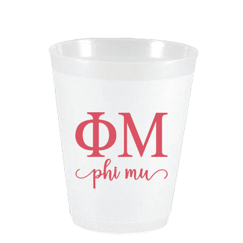 Phi Mu - ΦΜ - Frost Flex Cups