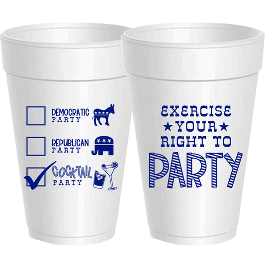 Exercise Your Right to Party - 25 pack