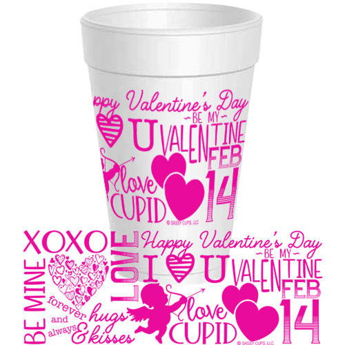 Happy Valentines Traditions Font Wrap - R - 25 Pack