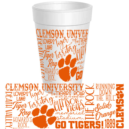 Clemson - Traditions Font Wrap - 25 pack