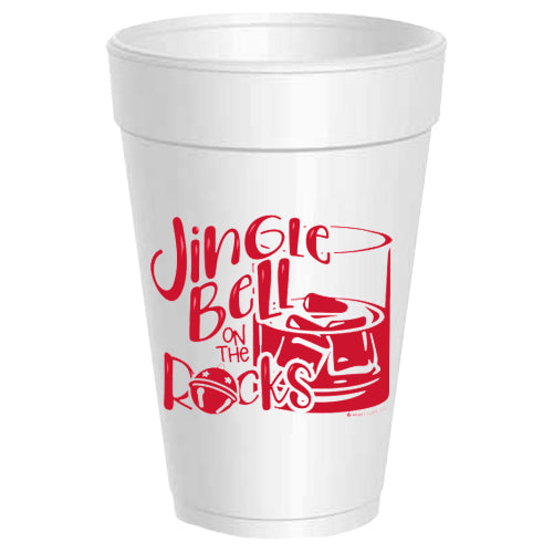 Jingle Bell on the Rocks Whiskey Glass - Retired - 25 pack